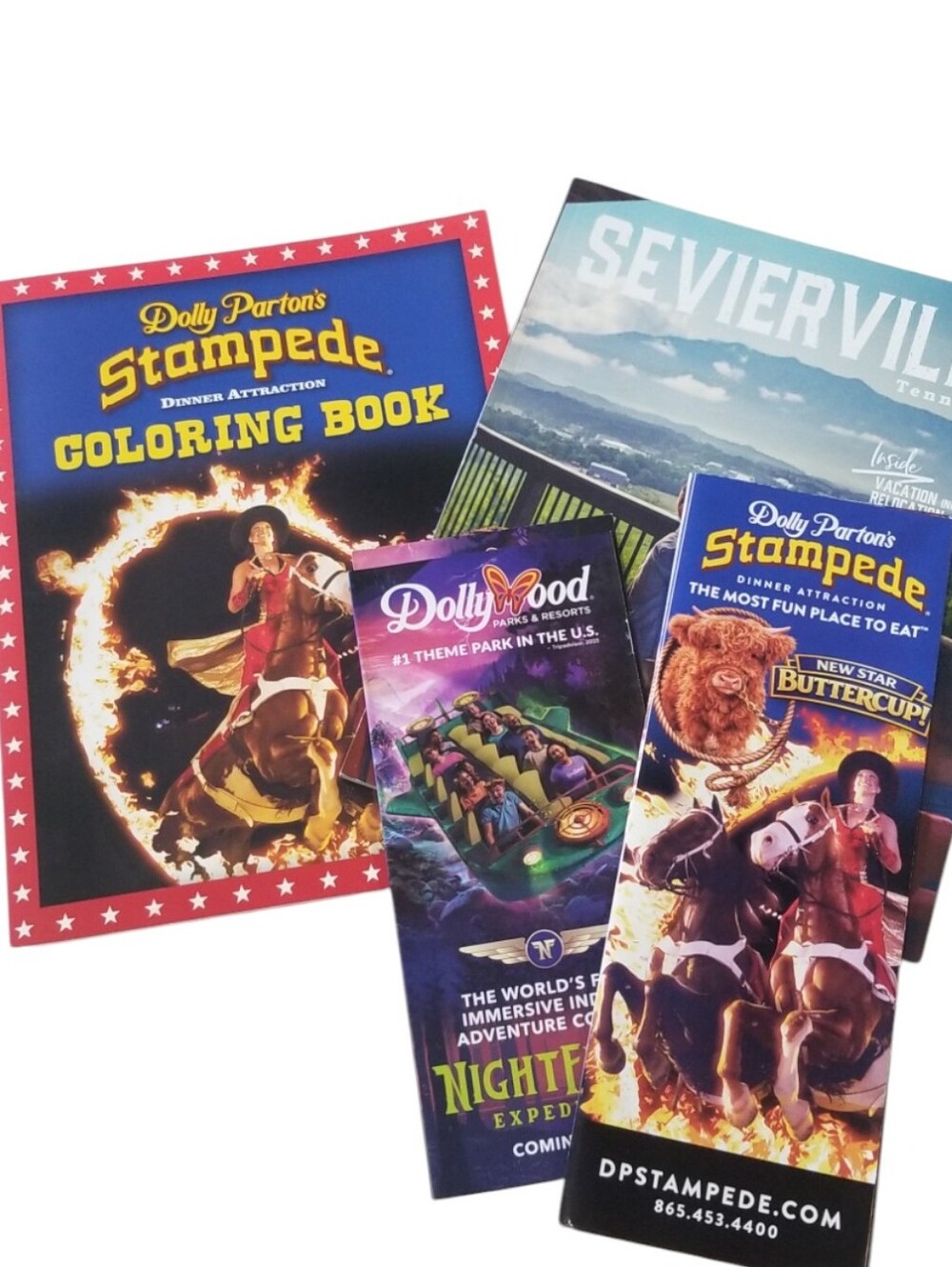 Dolly Parton Stampede Coloring Book Hometown Book And Full Color Brochures